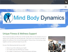 Tablet Screenshot of mindbodydyn.com